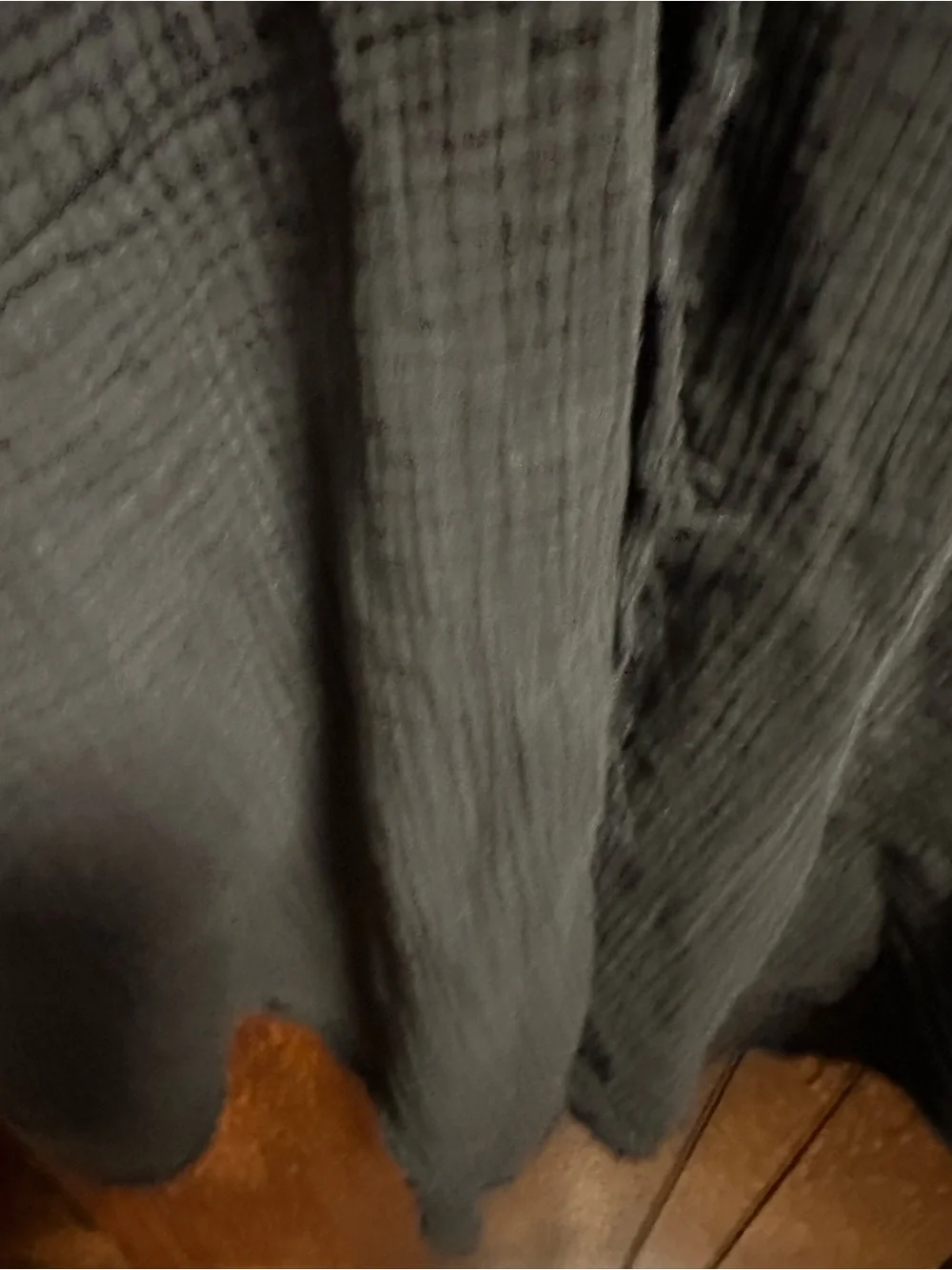 We The Free Black Textured Button-Front Shirt - Picture 3 of 11
